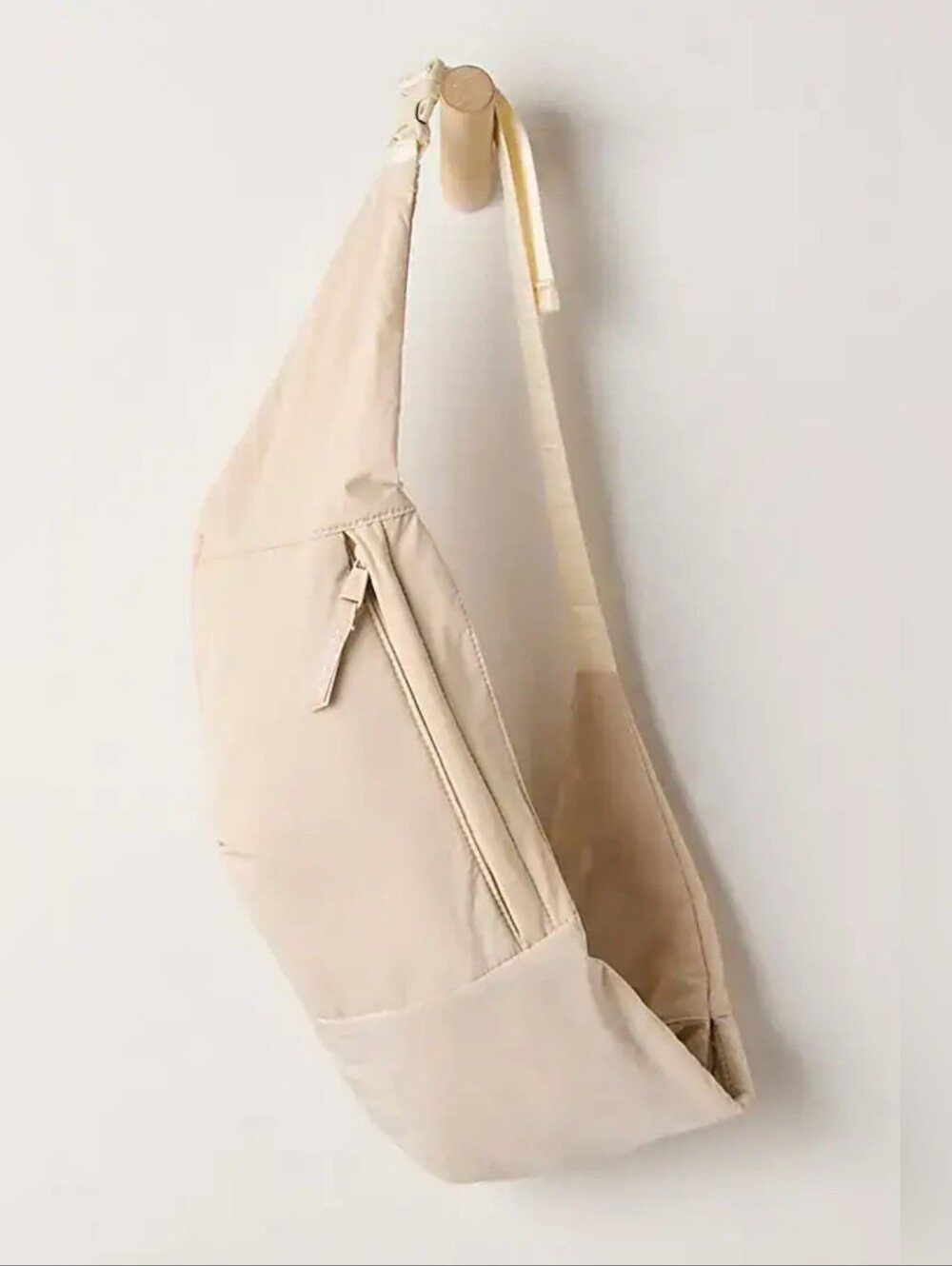 Free People Movement Studio Waist Sling Bag in Ivory • NWT